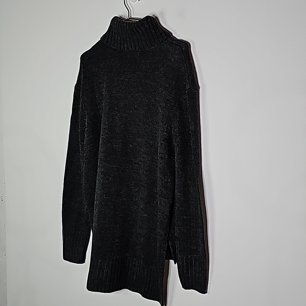 Joe Fresh small charcoal turtleneck sweater - Picture 4 of 7
